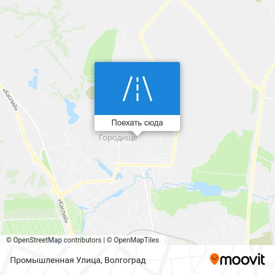 Карта Промышленная Улица