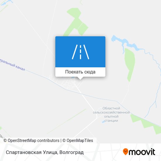 Карта Спартановская Улица