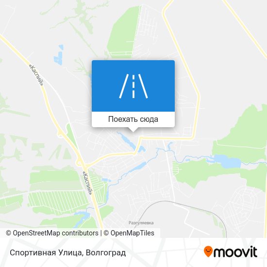 Карта Спортивная Улица