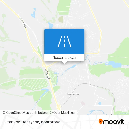 Карта Степной Переулок