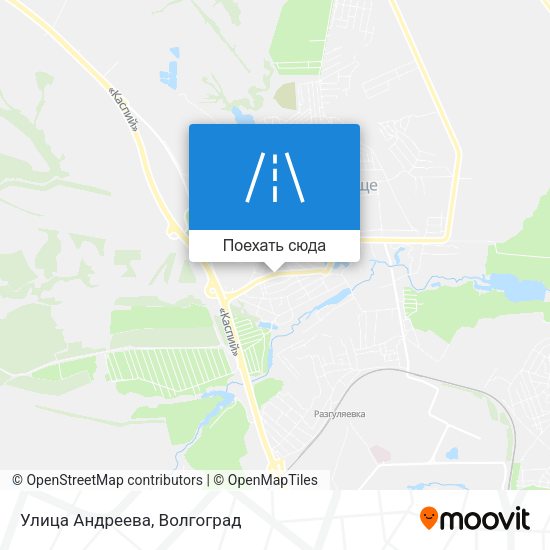 Карта Улица Андреева