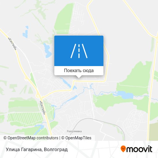 Карта Улица Гагарина
