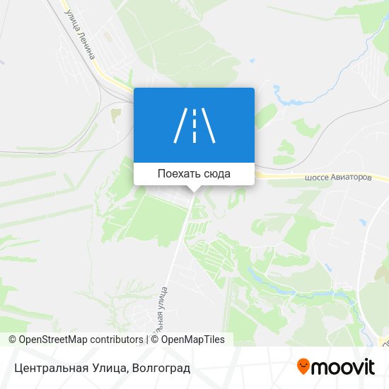 Карта Центральная Улица