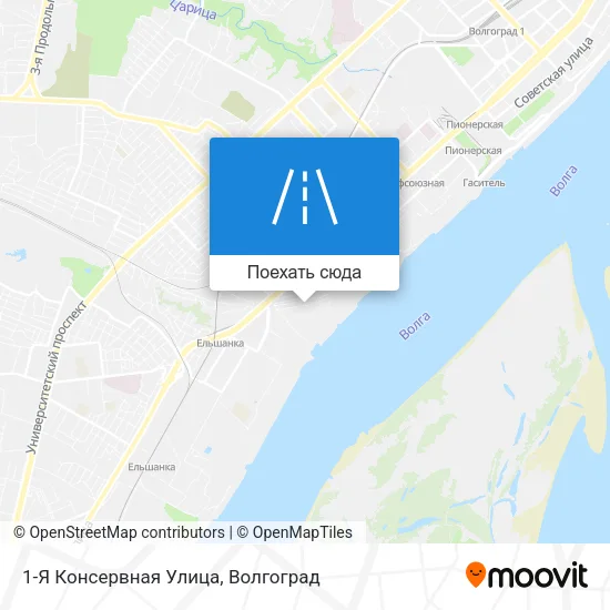 Карта 1-Я Консервная Улица
