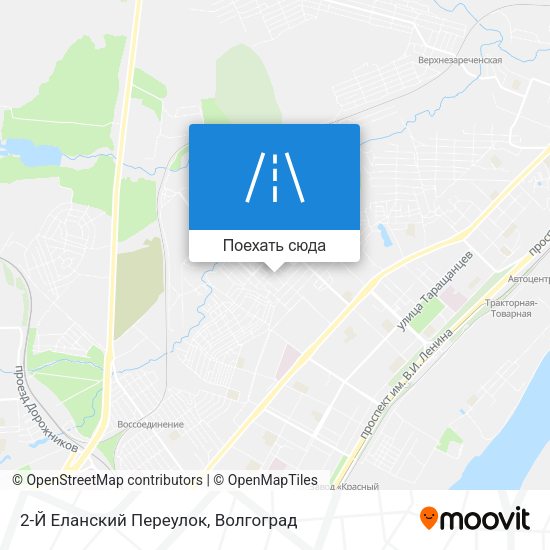 Карта 2-Й Еланский Переулок