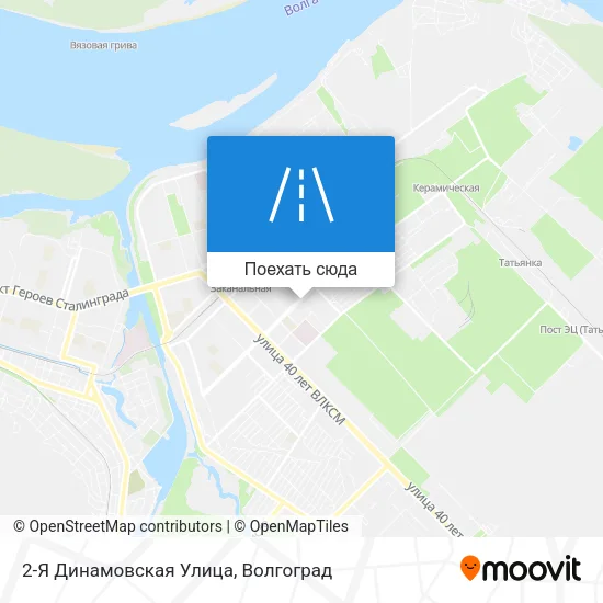 Карта 2-Я Динамовская Улица