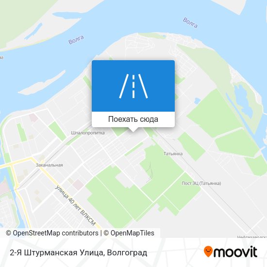 Карта 2-Я Штурманская Улица