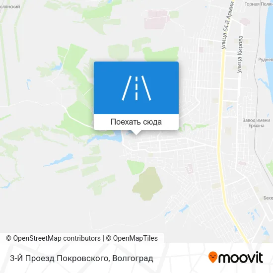 Карта 3-Й Проезд Покровского