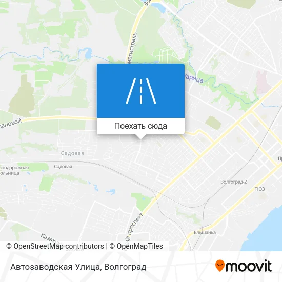 Карта Автозаводская Улица