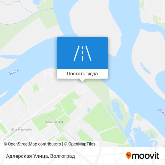 Карта Адлерская Улица