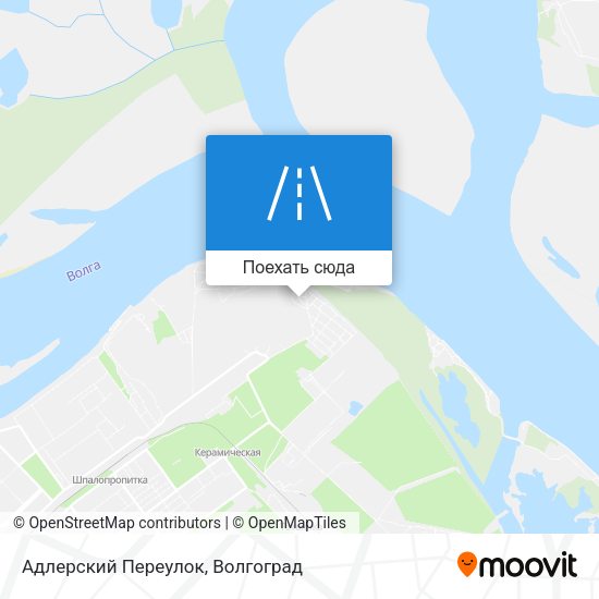 Карта Адлерский Переулок