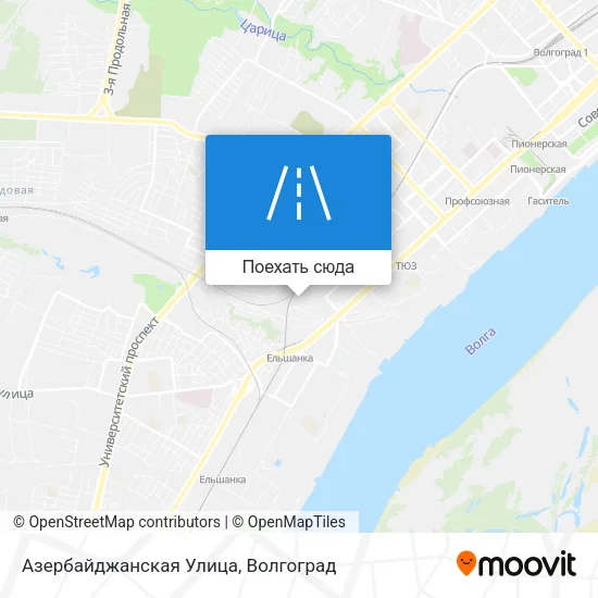 Карта Азербайджанская Улица