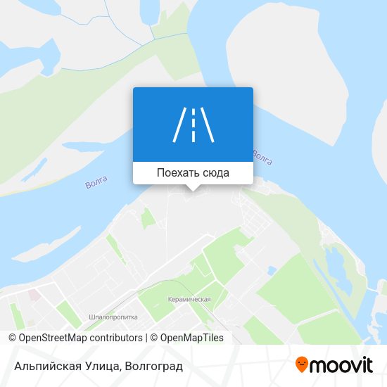 Карта Альпийская Улица