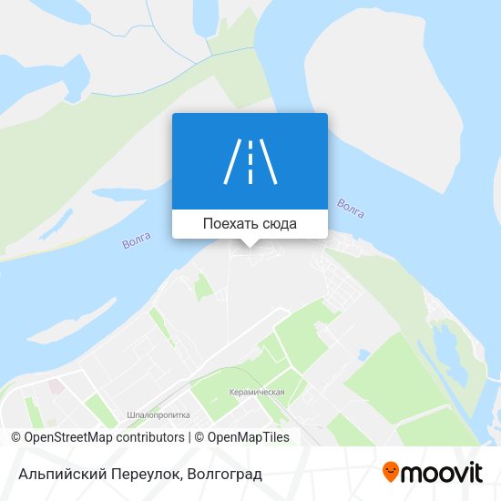 Карта Альпийский Переулок