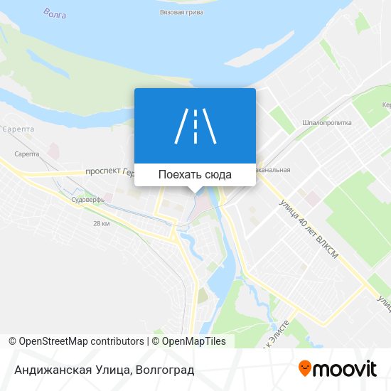 Карта Андижанская Улица