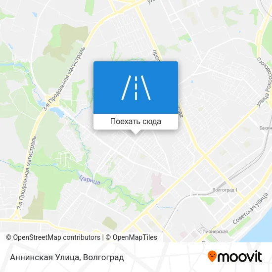 Карта Аннинская Улица