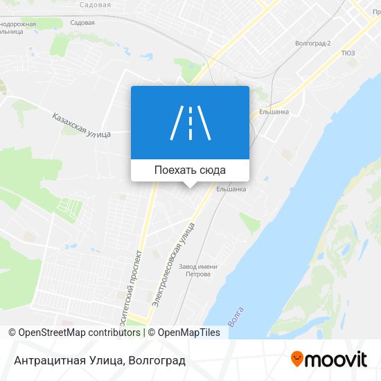 Карта Антрацитная Улица