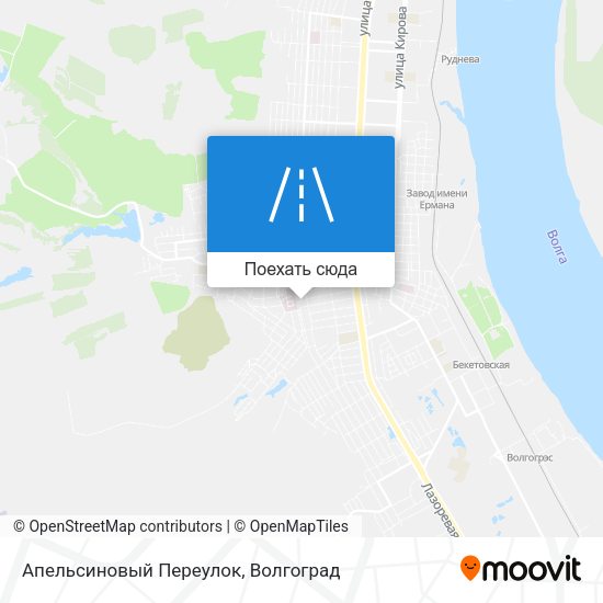 Карта Апельсиновый Переулок
