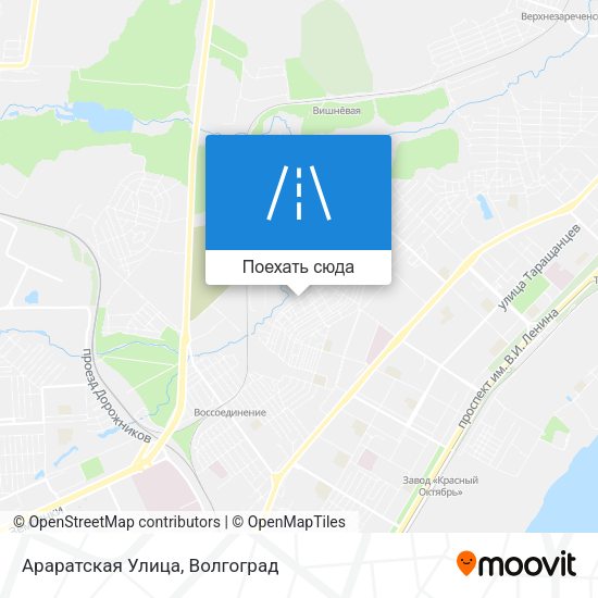 Карта Араратская Улица
