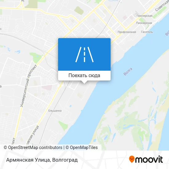 Карта Армянская Улица