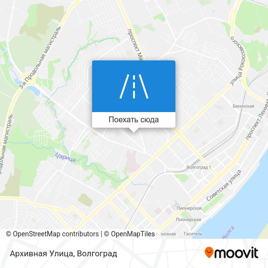 Карта Архивная Улица