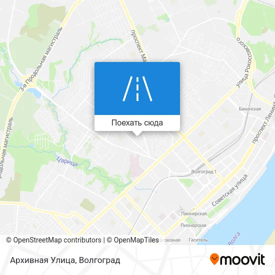 Карта Архивная Улица