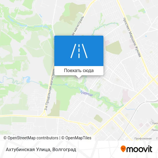 Карта Ахтубинская Улица