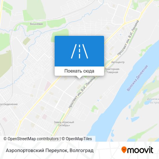 Карта Аэропортовский Переулок