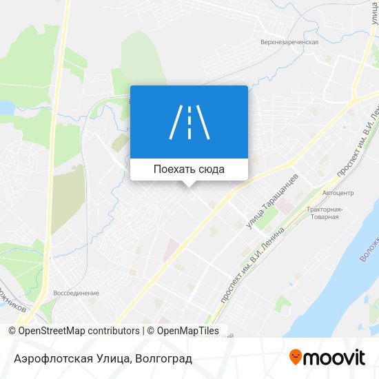 Карта Аэрофлотская Улица