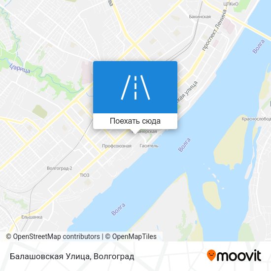 Карта Балашовская Улица