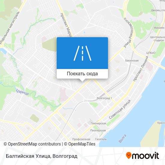 Карта Балтийская Улица