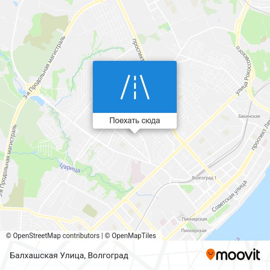 Карта Балхашская Улица