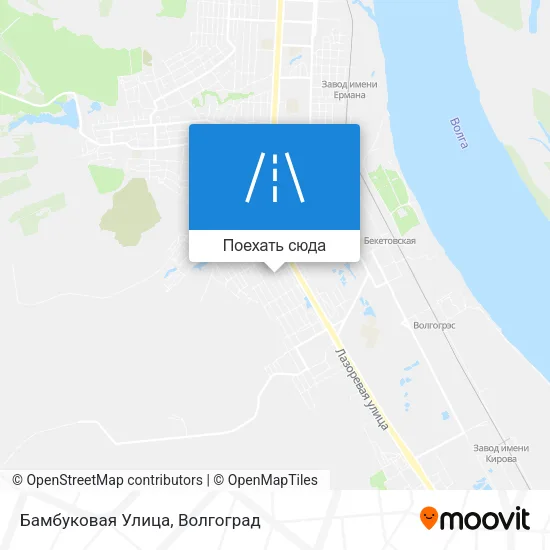Карта Бамбуковая Улица