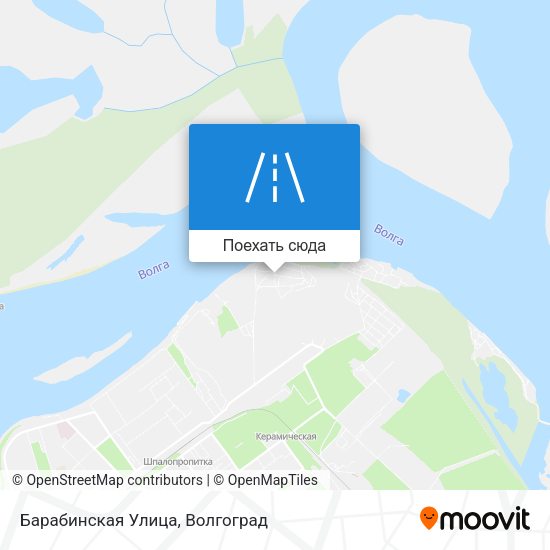 Карта Барабинская Улица