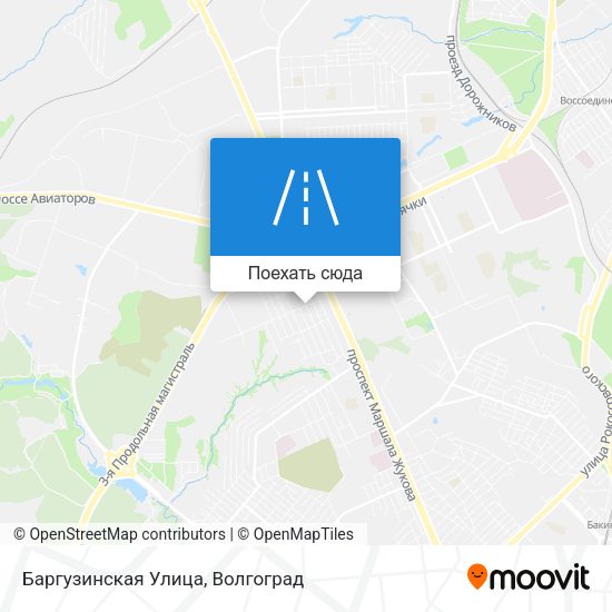 Карта Баргузинская Улица