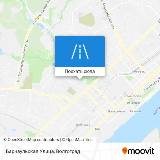 Карта Барнаульская Улица