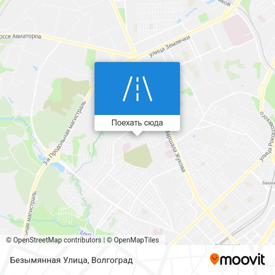 Карта Безымянная Улица