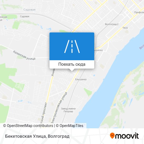 Карта Бекетовская Улица
