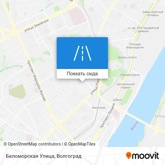 Карта Беломорская Улица