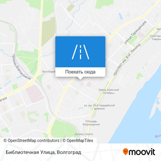 Карта Библиотечная Улица