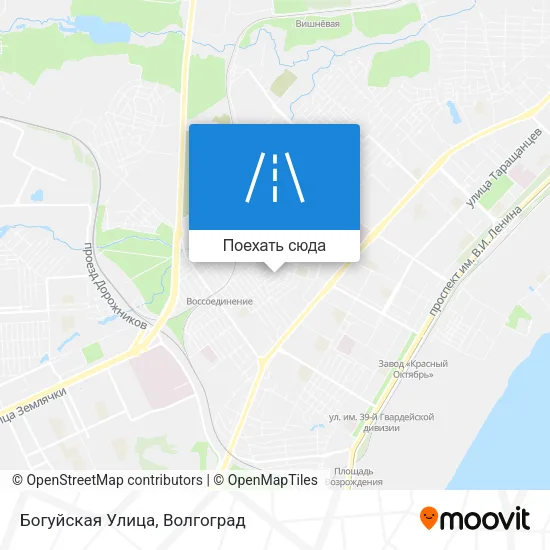 Карта Богуйская Улица