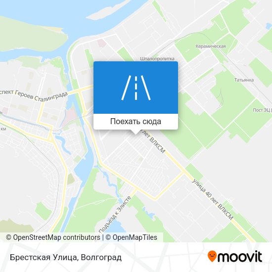 Карта Брестская Улица