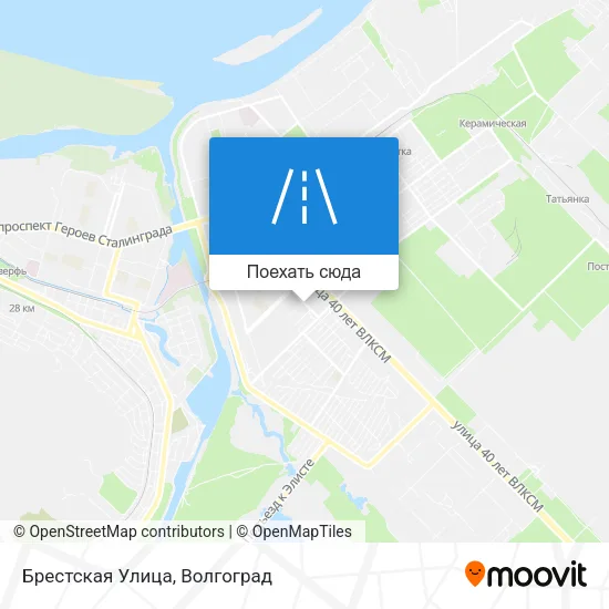 Карта Брестская Улица