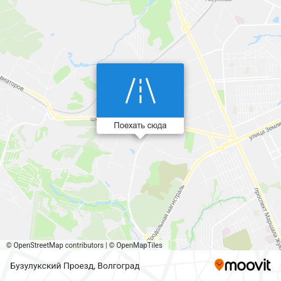 Карта Бузулукский Проезд