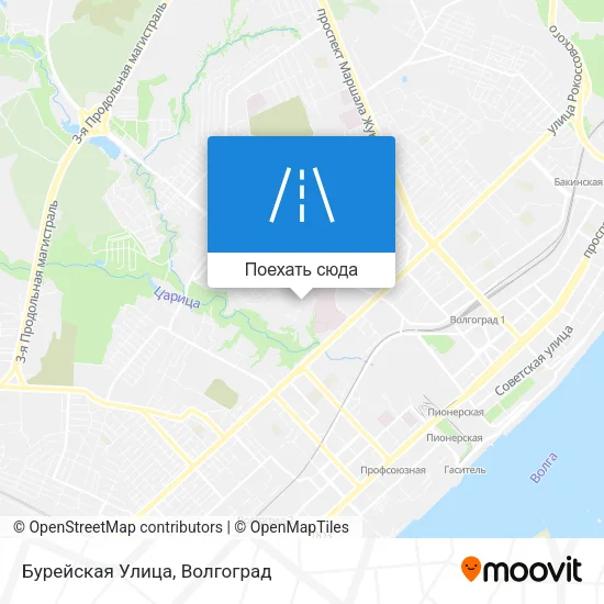 Карта Бурейская Улица
