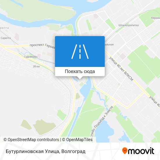 Карта Бутурлиновская Улица