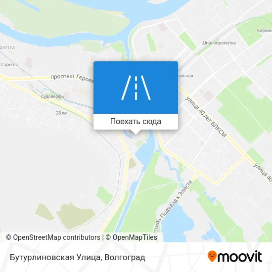 Карта Бутурлиновская Улица