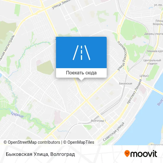 Карта Быковская Улица