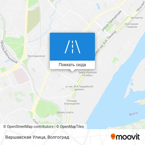 Карта Варшавская Улица