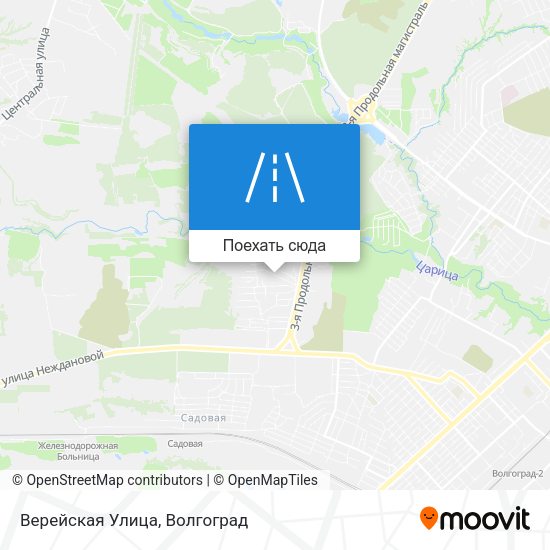 Карта Верейская Улица